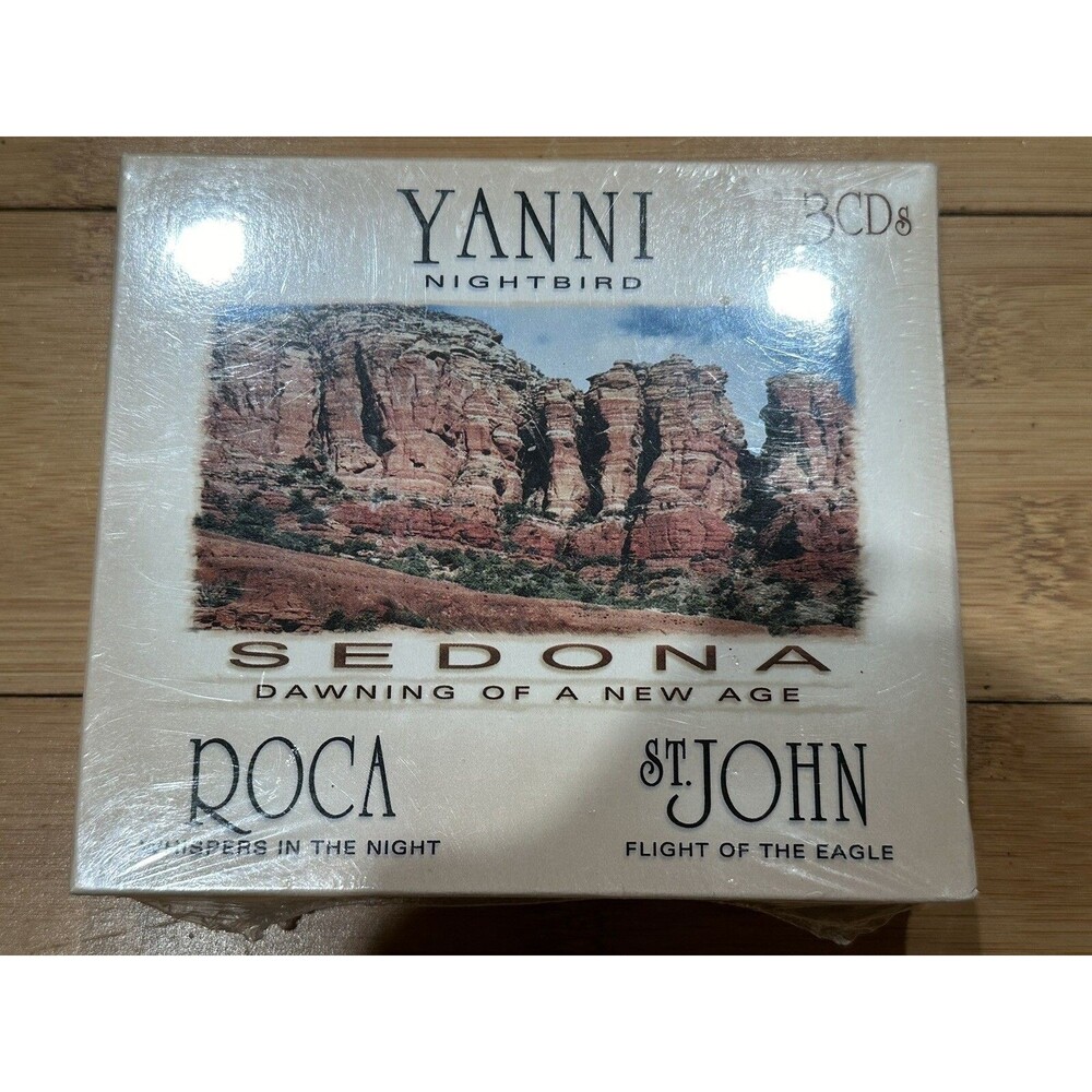 Yanni Nightbird Roca St John Sedona Dawning Of A New Age 3CD Set Factory Sealed